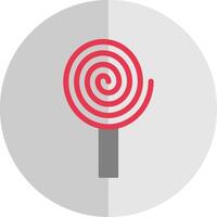 Spiral Flat Scale Icon vector