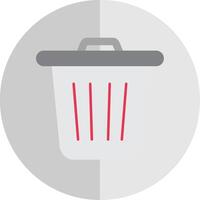 Delete Flat Scale Icon vector