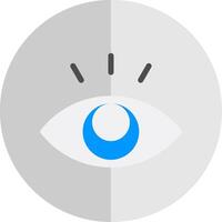 Eye Flat Scale Icon vector