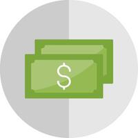 Cash Flow Flat Scale Icon vector