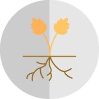 Root Flat Scale Icon vector