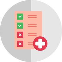 Checklist Flat Scale Icon vector