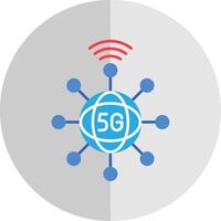 Connection Flat Scale Icon vector