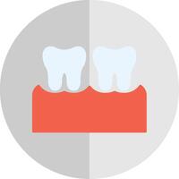 Gum Flat Scale Icon vector