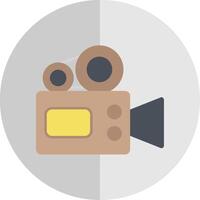 Camera Flat Scale Icon vector