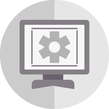 Process Flat Scale Icon vector