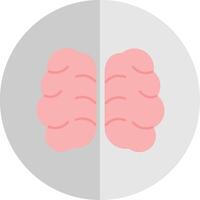 brain Flat Scale Icon vector