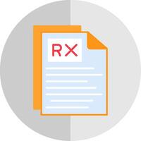 Rx Flat Scale Icon vector