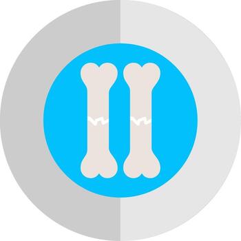 Bone Flat Scale Icon vector