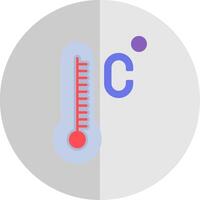 Celsius Flat Scale Icon vector