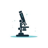 Microscope 2d illustration clip art icon concept vector