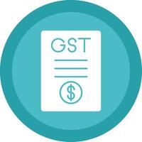 Gst Glyph Multi Circle Icon vector