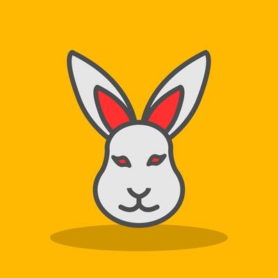 Hare Filled Shadow Icon