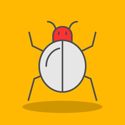 Bug Filled Shadow Icon