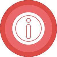 Information Glyph Multi Circle Icon vector