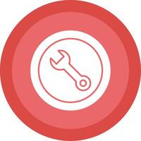 Repair Glyph Multi Circle Icon vector