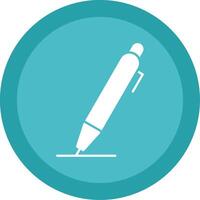 Pen Glyph Multi Circle Icon vector