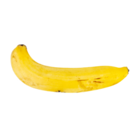 yellow banana fruit on transparent background png