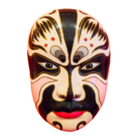 a mask with a black and white design png