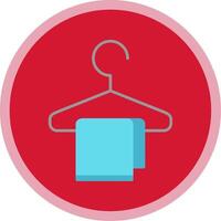 Changing Room Flat Multi Circle Icon vector