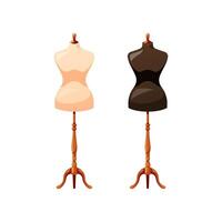 Mannequin isolated on white background. vector