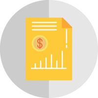 Income Flat Scale Icon vector