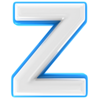 Z 3d Text Render png