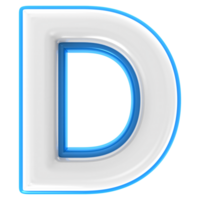 D 3d Text Render png