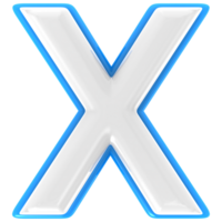X 3d Text Render png