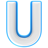 u 3d text framställa png