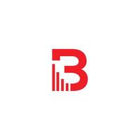 B Logo Design vector