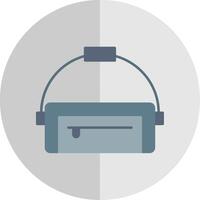 Fanny Pack Flat Scale Icon vector