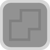Combine Flat Round Corner Icon vector