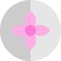 Clematis Flat Scale Icon vector