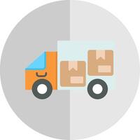Express Delivery Flat Scale Icon vector
