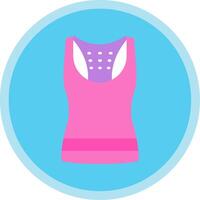 Tank Top Flat Multi Circle Icon vector