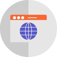 Web Flat Scale Icon vector
