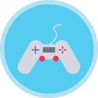 Gaming Flat Multi Circle Icon vector