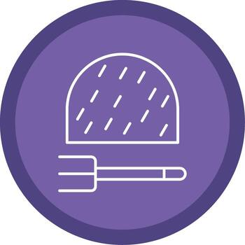 Haystack Line Multi Circle Icon vector