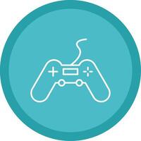 Gaming Line Multi Circle Icon vector