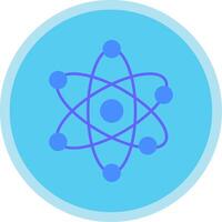 Science Flat Multi Circle Icon vector