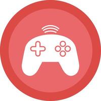 Controller Glyph Multi Circle Icon vector