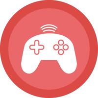 Controller Glyph Multi Circle Icon vector