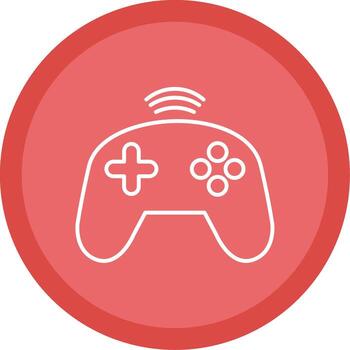 Controller Line Multi Circle Icon vector