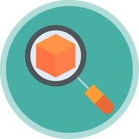 3d Flat Multi Circle Icon vector