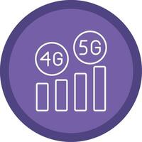High Speed Line Multi Circle Icon vector