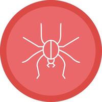 Spider Line Multi Circle Icon vector