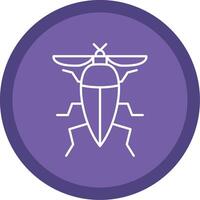 Insect Line Multi Circle Icon vector