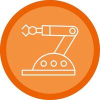 Assembly Line Multi Circle Icon vector