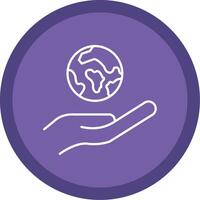 Ecology Line Multi Circle Icon vector